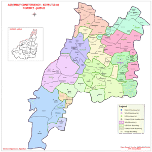 Kotputli Rajasthan Assembly Map 