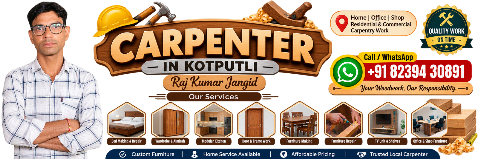 Carpenter in Kotputli